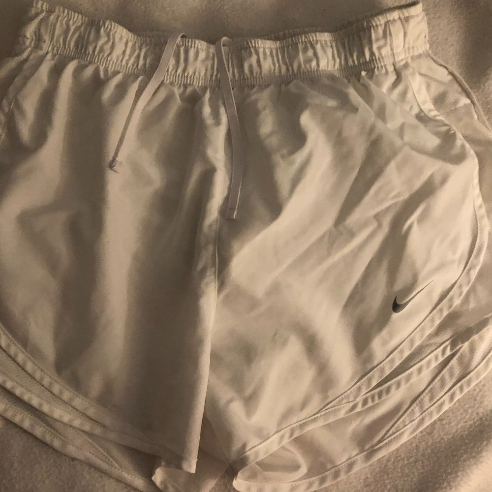 White Nike Shorts